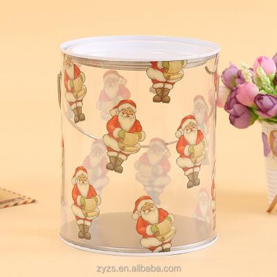 China Recyclable Christmas Tin Box, Cardboard Cylinder Packaging Box, Tin Plastic for sale