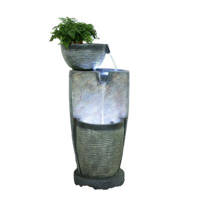 China Handmade Garden Supplies Modern Outdoor Geometry Water Fountain Water Fountain For Outdoor Swimming Pool for sale