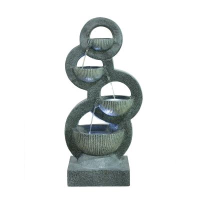 China Modern Outdoor Hotel Circle Decoration Gifts Water Fountain Fountain Garden Fountain for sale