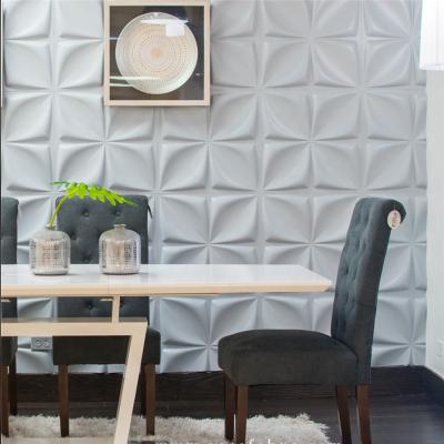 China Modern custom textured 3d pvc plastic decorative wall panel for wholesale for sale