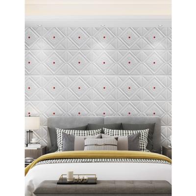 China Wholesale home removable 3d foam wall sticker wallpaper 3d wall stickers sound insulation and heat insulation wall sticker pe foam wallpaper for sale