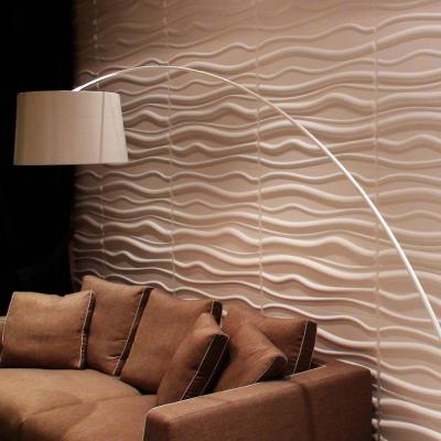 China Modern luxury living room 3d original white paintable wallpaper for interior wall decoration for sale