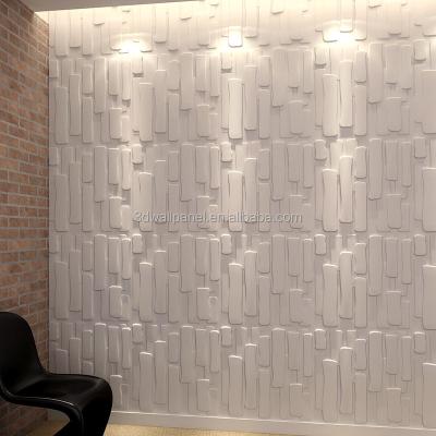 China Modern 3d Wallpaper Panel PVC Wall Art Panels 3d Wallpaper Decorative Mural Wallpaper 50*50cm for sale