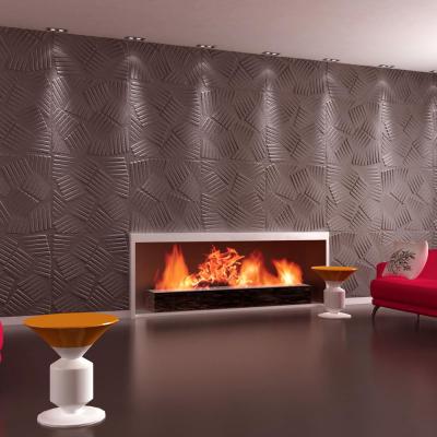 China Administration Sound Absorption Decorative Materials 3d Gypsum Wall Panel for sale