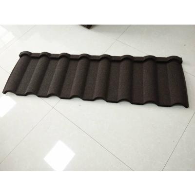 China Environment Friendly Simple Roof Tile Tiles Korean Type And Union Galvalume Panel Steel Material Stone Coated Roof for sale