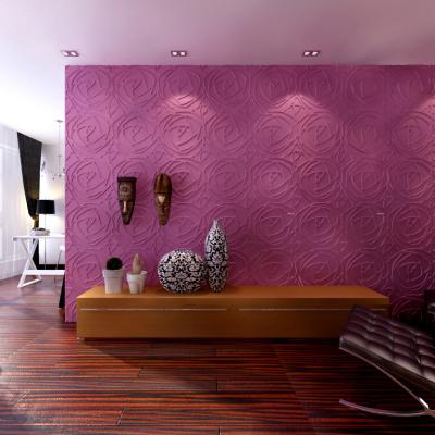 China Modern interior design products 3d different colors wall panel for home decoration for sale