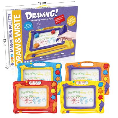 China Plastic Magnetic Drawing Board Toddler Toys Sketch Write Colorful Erasable Sketch Pad Educational Study Toy for sale