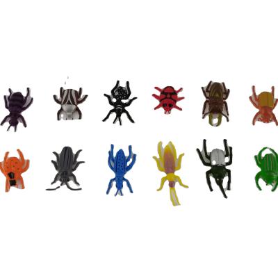 China 12 Pack PVC Mini Realistic Insects Toys PVC Plastic for Kids Toddler Kids Birthday Gift Halloween Easter Treats Bugs Bugs Play for sale