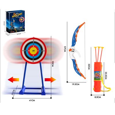 China Rechargeable Movable Archery Boy Toys with Stand Rechargeable Movable Target with Shake and 3 Suction Cup Arrows for sale