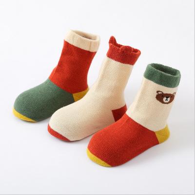 China Antibacterial Chinese wholesale cat claw cartoon products cotton shirtotton baby socks organic baby socks for sale