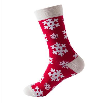 China China Supplier Quality Antibacterial European And American Christmas Women's Wind CIA Shoes Knitted Socks for sale