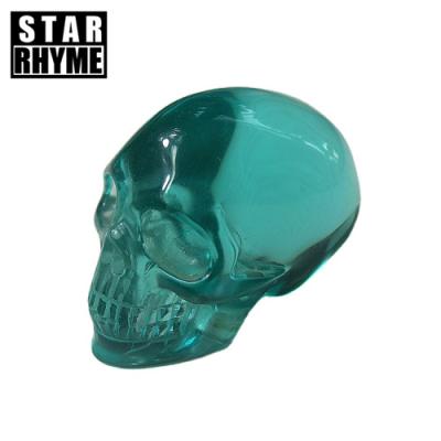 China High Quality 6cm Clear Green Quartz Skull Crystals Healing Stones Decorations From China Affordable for sale