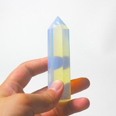 China Crystal Stones Opal Stone Point Crystal Wands Crystal Tower For Natural Folk Crafts Wedding Healing Decoration Wholesale From China for sale