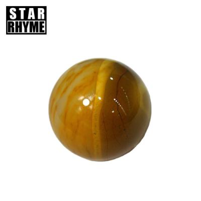 China China Exquisite Natural Luminous Yellow Opal Ball Decoration Ornament for sale