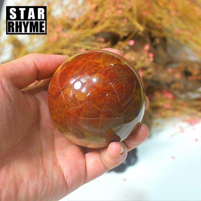 China China's rare Chinese dragon yellow jade gemstone ball decoration effect is amazing for sale