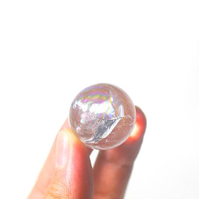 China Wholesale Natural Rainbow Quartz Crystal Ball Sphere Sphere Crystals Healing Clear Stones From China for sale