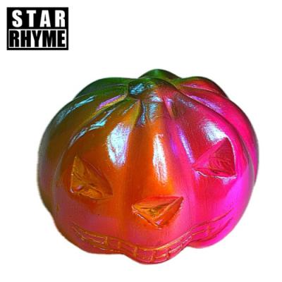 China Affordable China 6cm Aura Crystals Plate Crystal Halloween Pumpkin Decorations for sale