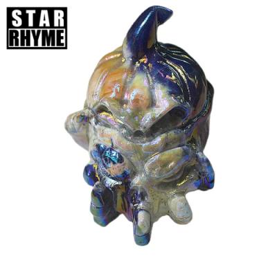 China China Plating Natural 10cm Pumpkin Crystals and Skulls Healing Engraving Stones for Halloween Crystal for sale