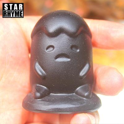 China China Custom Natural Obsidian Carvings For Cartoon Figures Wholesale Prices for sale