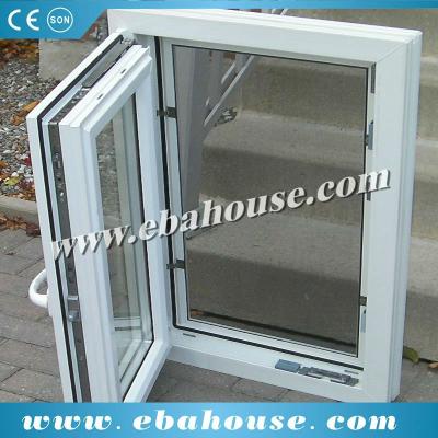 China Thermal Break Aluminum Frame Single Pane Casement Window For Bathroom Use for sale