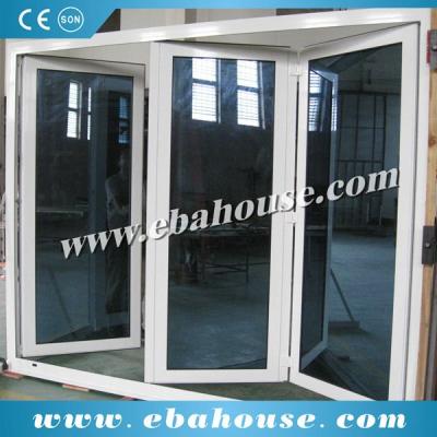 China Easy Operate And Convenient To Clean Energy Saving Aluminum Alloy Fan Folding Doors for sale