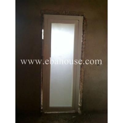 China Aluminum Glazed Thermal Break Door Interior Frosted Glass Bathroom Door Shower Door Design for sale