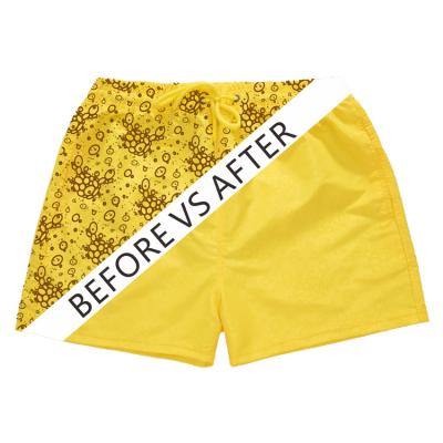 China Breathable Light Sensitive Color Changing Beach Shorts Men's Shorts for sale