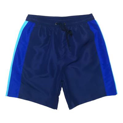 China Polyester Fashion Mens Breathable Double Color Windproof Splicing Panel Boardshorts for sale