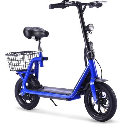 China 36v 350w Long Range Foldable Europe Warehouse Two Quickwheel Unisex Hot Selling Electric Scooter For Adults for sale