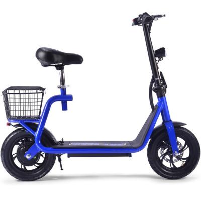 China 350w 500w Two Wheel Drive Adults Eu Warehouse Unisex Foldable Fast Portable Scooters With Seat Electric Scooters Adults for sale