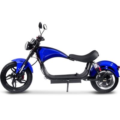 China 2023 new style 2500w 60v 30ah black citycoco unisex electric scooters for sale