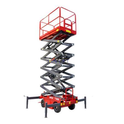 China Hotels factory 4m 6m 7m 8m 9m selling mini indoor man lift sissor hydrolic mobile electric lift platform for sale