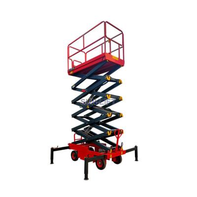 China Portable Electric Hydraulic Mobile Scissor Elevated Work Platform Outdoor Hotels 10m 12m 14m Man Lifter 16m With CE for sale