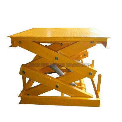 China Load Cargo in Warehouse Hydraulic Vertical Electric Warehouse Mini Mechanism Electric Scissor Lift Platform Manufacturers with CE for sale