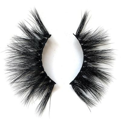 China 100% Natural Soft Siberian 3D Mink Hair Eyelashes 25Mm Extra Long Strands for sale