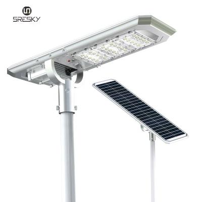 China 3000Lumens Pure White Garden Solar Panel Separate Solar Street Light for sale