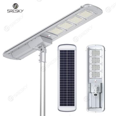 China 10 Cloudy Days Still Lighting SRESKY Brand New Power IP65 180w 150w 120 Watt 100W Auto Cleaning Solar Industrial Waterproof Outdoor Led Solar Street Light for sale