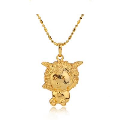 China 30903 xuping wholesale xuping CLASSIC gold pendant necklace 24k dubai jewelry jewelry kawaii jewelry for sale