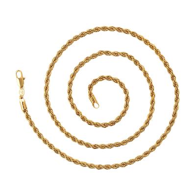 China CLASSIC 45154 Latest Design Fashion Necklace 24K Gold xuping Color No Stone Simple Necklace for sale