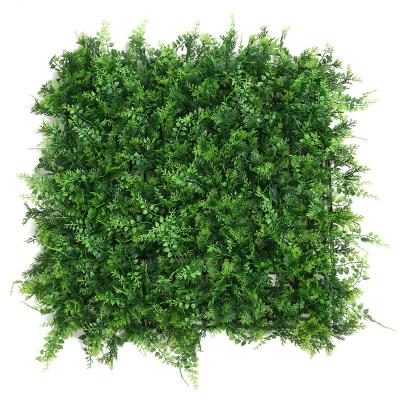 China Art Decor Wholesale Boxwood Plastic Mat Wall Panels Artificial Green Grass Wall Panels For Home Decoration for sale