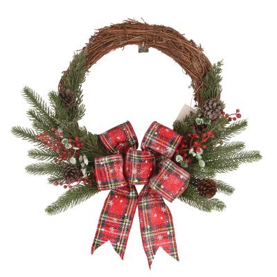 China New Design Wall Home Decor Room Decor Hanging Natural Arch Christmas Cane Artificial Christmas Wreath Front Entrance For Home Decor for sale