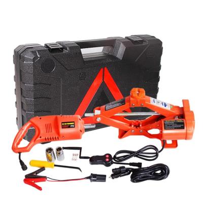 China High Quality Portable 12-24v Car Jack And Impact Wrench Auto Floor Jack And Impact Wrench Electric Hydraulic Car Jack And Wrench Quick Repair Pop Up à venda