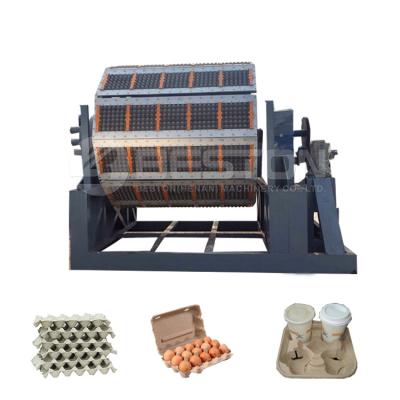 China Factory Beston Factory Quality Scrap Paper Pulp Plate Making Machine In Sale Egg Tray Production Line for sale