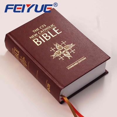 China paper & Wholesale Custom Cardboard Art Paper Holy Bible Book Printing Biblias Books Hardcover Book for sale