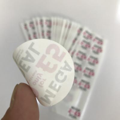 China paper & FASSON Cardboard Removable Stickers Printing Label for sale