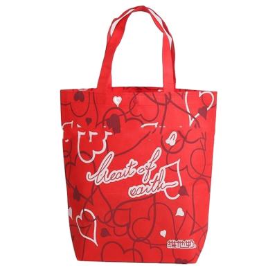 China Non Fold Woven Fabric Carry Bag Foldable Tote Shopping Bag For Supermarket for sale