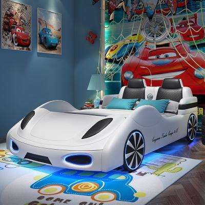 China Hot Selling Large Queen Size Storage Kids Bed Modern Race Car Bed Kids Beds for sale