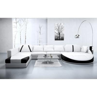 China (Others)Adjustable Modern Sofas Pure Leather Living Room Sofa Bed Set Furniture for sale