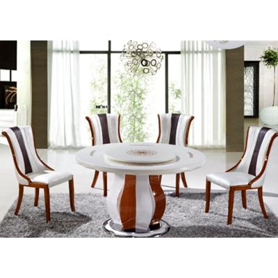 China Modern Furniture High Quality Dining Room Furniture Made In Porcelain Round Marble Table Tops for sale