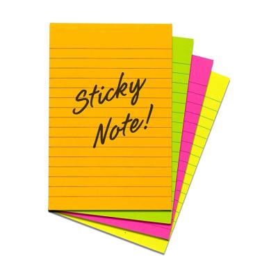 China Self Adhesive Portable Custom Sticky Notes Writing for Students Office for sale